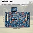 thumbnail image 5 of Psesaysky Golf Cart Seat Covers Blue Boho Paisley Floral Golf Cart Seat Blanket with 4 Pockets and Handle, Non-slip Universal Fit for EZGO, Yamaha, Club Car and Other 2-Seat Carts, 51"x 30.3", 5 of 8