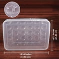 thumbnail image 4 of Contenedor de Huevos, Bandeja para Huevos Rellenos de Refrigerador con Tapa para 60 Huevos - Paquete de 4 Portátiles de Plástico Apilable para Nevera, 4 of 5