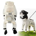 thumbnail image 2 of 4 leg dog raincoat with Boots, Waterproof Full Body Dog Suit with Adjustable Suspender, Outdoor Anti-Dirt Protective Clothing for Small Medium Dogs, Yin-01, 2 of 9