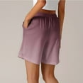 thumbnail image 3 of biudgviw Women's Gradient Casual Shorts Drawstring Elastic Waist Summer Shorts Loose Trendy Lounge Shorts with Pockets, 3 of 5