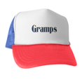 thumbnail image 3 of CafePress - GRAMPS - Trucker Hat - Polyester Foam Front and Nylon Mesh Weave Back, 3 of 11