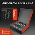 thumbnail image 2 of A-Premium Ignition Coils and Spark Plugs Kits Compatible with Chevrolet Equinox, Malibu, Traverse, Impala, Camaro, Colorado & GMC Acadia, Canyon & Buick LaCrosse, Enclave & Cadillac SRX, CTS 6-PC Set, 2 of 8