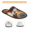 thumbnail image 3 of Balery Western Skeleton Cowboy Horse Pantuflas de Casa de Felpa Silenciosas con Diseño Estampado, Zapatillas Cómodas Antideslizantes de Algodón para Interior-Medium, 3 of 8