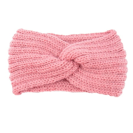 Outtop Women's knitted headband crochet winter warmer lady hairband Hair Band