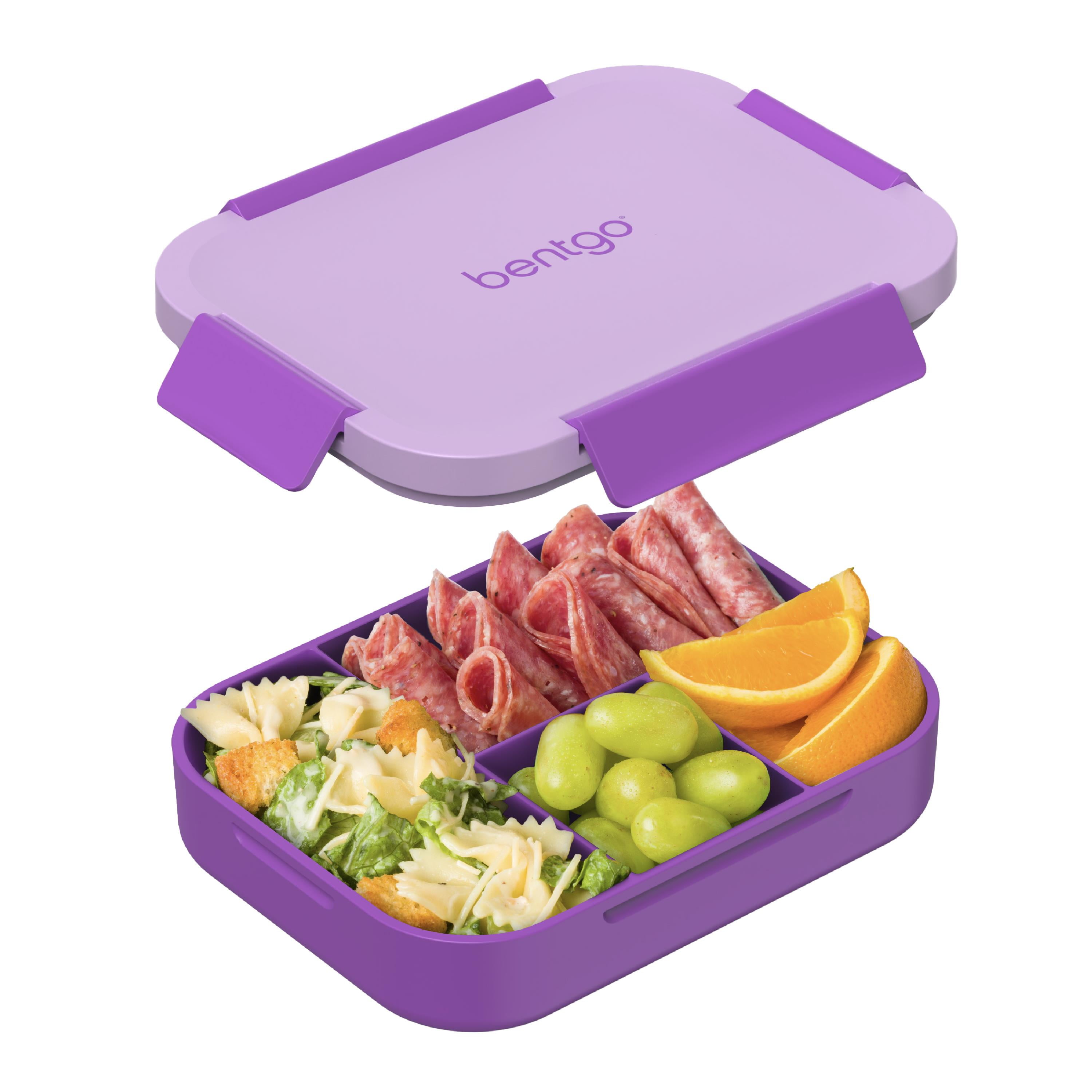 Bentgo Kids Snap & Go Leak-Proof Lunch Box - Purple