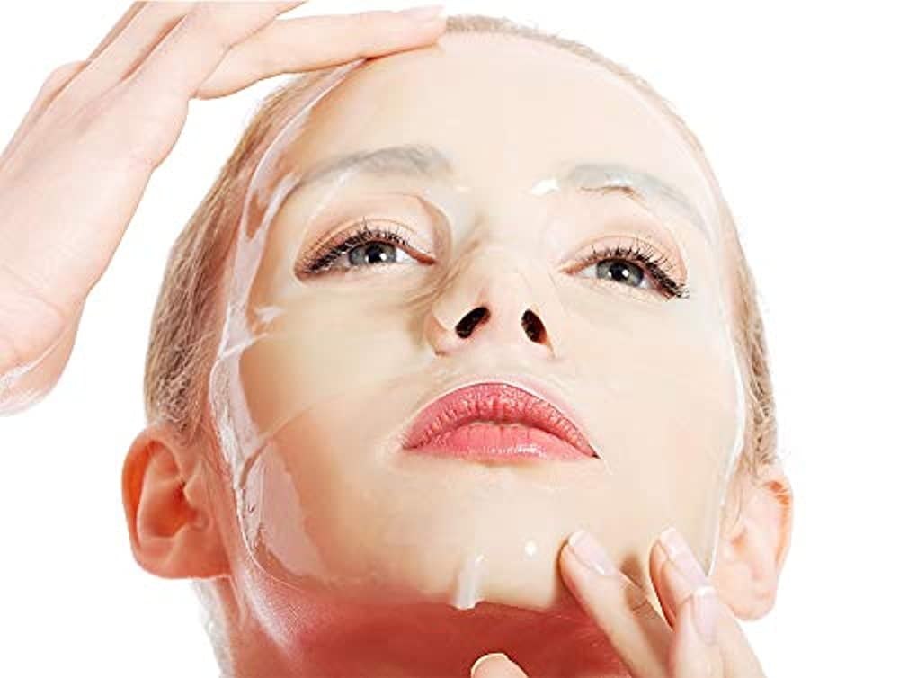 CRL Peptide Aqua Gel Mask 5 Pack, Instant Hydration, Soothing, Cooling, Healing, Post-Treatment, Post Microneedling, Reduce Redness and Stinging Feeling