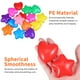 thumbnail image 4 of 100 pelotas creativas con forma de estrella para la piscina, juguetes de colores para niños., 4 of 7