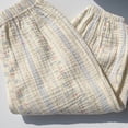 thumbnail image 4 of Favoffer Kids Pants Cute Print Ankle-length Cotton Gauze Thin Elastic Waist Beam Foot Home Wear Bottoms Mosquito Proof Casual Long Trousers for Indoor Relax Summer Outdoor Play 12M-9Y, 4 of 6