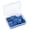 Blue, variant on Ywmsfl Set of 100 Colorful Flag Shaped Push Pins Set Assorted Color Thumbtacks For Wall Maps Cork Boards And Offices Displays