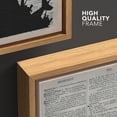 thumbnail image 4 of Wall26 Framed Canvas Print Wall Art Heart Banksy Kids 80s Newspaper Graffiti & Street Art Urban Architecture Cityscape Grunge Peace & Love Art Decorative for Bedroom/Office - 24"x36" Natural, 4 of 5