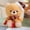 brown, variant on 2025 New Christmas Teddy Bear Stuffed Animals, 9″ Teddy Bear Plush Toy with Hat Birthday Xmas Valentine's Day Gifts for Kids Girlfriend (Brown-Christmas hat)