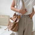 thumbnail image 4 of Bolso de cubo para mujer, bolso de mano de nailon con cordón para ocio, bolsos de hombro de viaje a la moda, 4 of 6