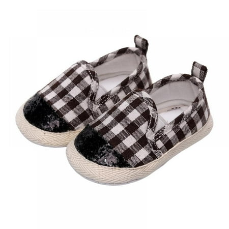 

Maxcozy Infant Baby Boys Girls Sneakers Toddler Soft Sole Slip On First Walking Shoes Casual Flat Crib Shoe 13-18 Months