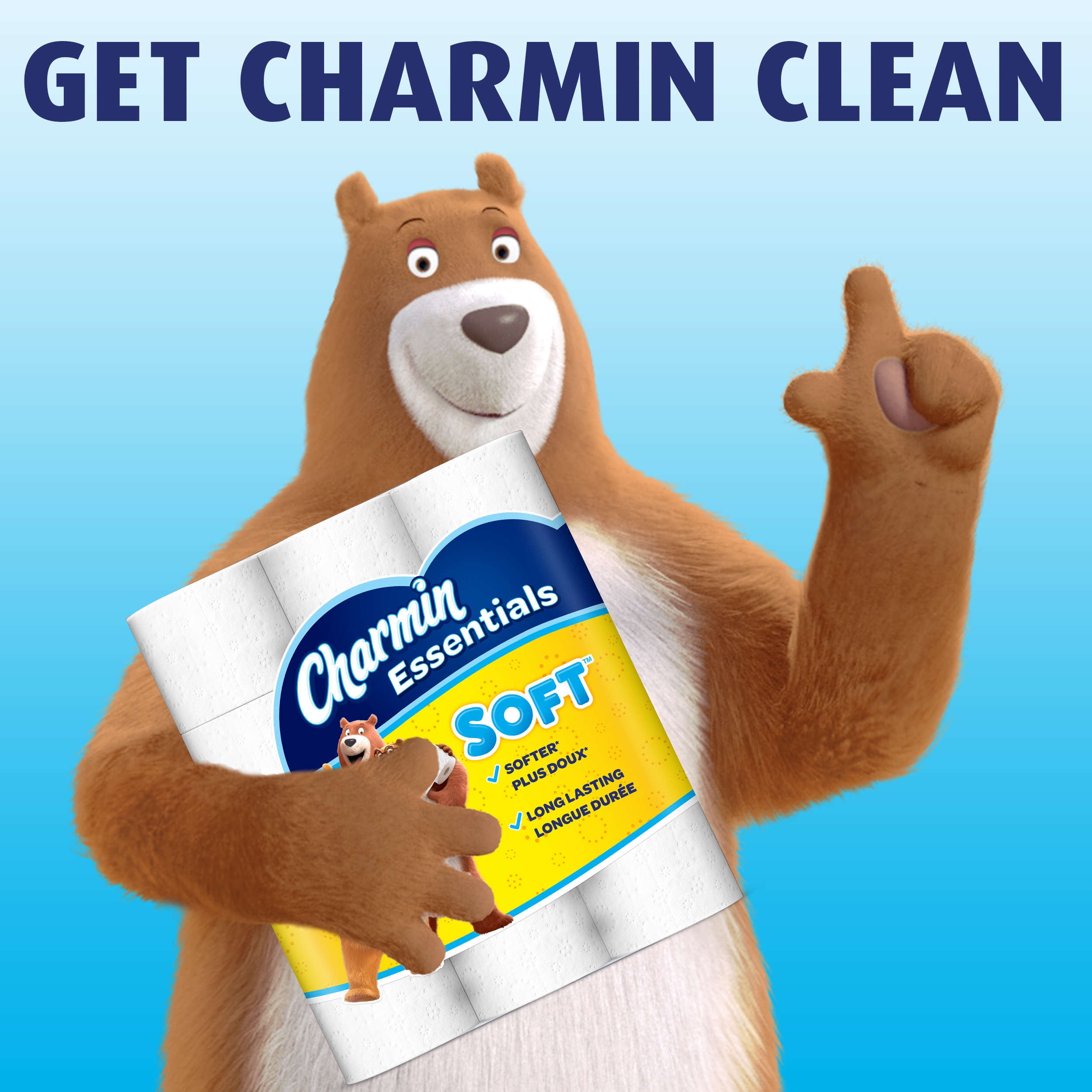 Charmin Essentials Soft Toilet Paper 12 Mega Rolls