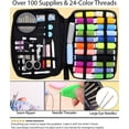 thumbnail image 3 of Sewing Kit, 48 Spools of Thread Sewing Machine Kit Premium Sewing Accessories, 3 of 5