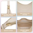 thumbnail image 4 of Bolso de mano Keyli de piel impermeable para mujer, color caqui, 4 of 5
