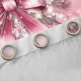 thumbnail image 4 of Manfei Girly Pink Bowknot Black Out Curtains for Teen, Princess Christmas Bow Curtains Pack of 2 (42x63 Each), Magic Snowflake Bedroom Curtains, Living Room Curtains Decor, 4 of 6