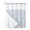 Blue, variant on No Hook Shower Curtain with Snap-in Liner, Green Botanical Waterproof Fabric Bathroom Curtains, Pastoral Elegant Spring Floral Rustic Bath Curtains & Mesh Top Window Narrow 36"x78"