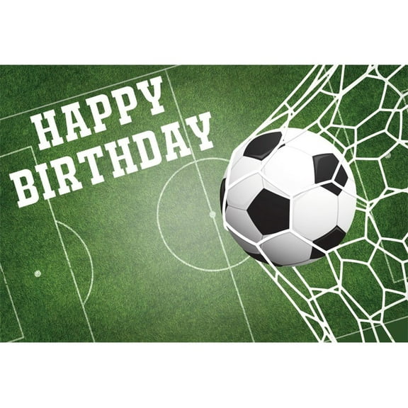 Soccer Field Photography Background Boy Football Communion Birthday Party Grassland Stadium Poster Baby Portrait Photo Backdrop