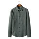 thumbnail image 2 of Hombres Casual Turndown Botones Slim Fit Sólido Manga larga Moda Blusa Camisa Pompotops  oipoqjl28103, 2 of 5