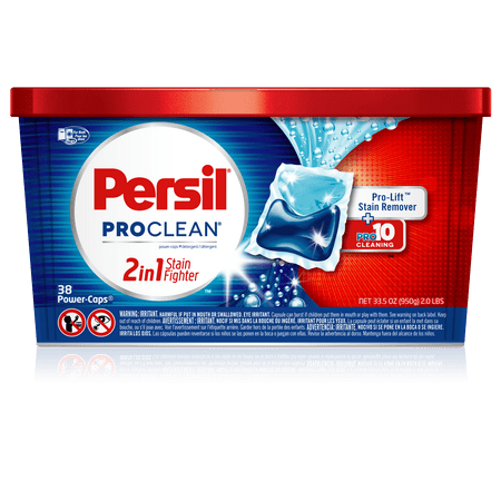 Persil ProClean Power-Caps Laundry Detergent, 2-in-1, 38 Count