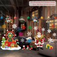 thumbnail image 3 of Pegatinas navideñas para ventanas, adornos navideños para el hogar, Papá Noel 2024, adornos navideños, regalos de Navidad, Año Nuevo 2025, 3 of 5