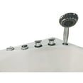 thumbnail image 4 of EAGO AM175-R 5' White Acrylic Corner Whirlpool Bathtub - Drain on Right, 4 of 11