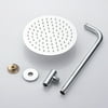 ODOMY 10 inch stainless steel rain shower square bathroom/round shower faucet accessories