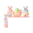 thumbnail image 2 of Beautynvta Easter Door Corner Decorations, Wooden Bunny Gnome Egg Door Frame Ornament, Easter Spring Sign for Front Door Frame, Window, Wall, Cabinet, Left, 2 of 5