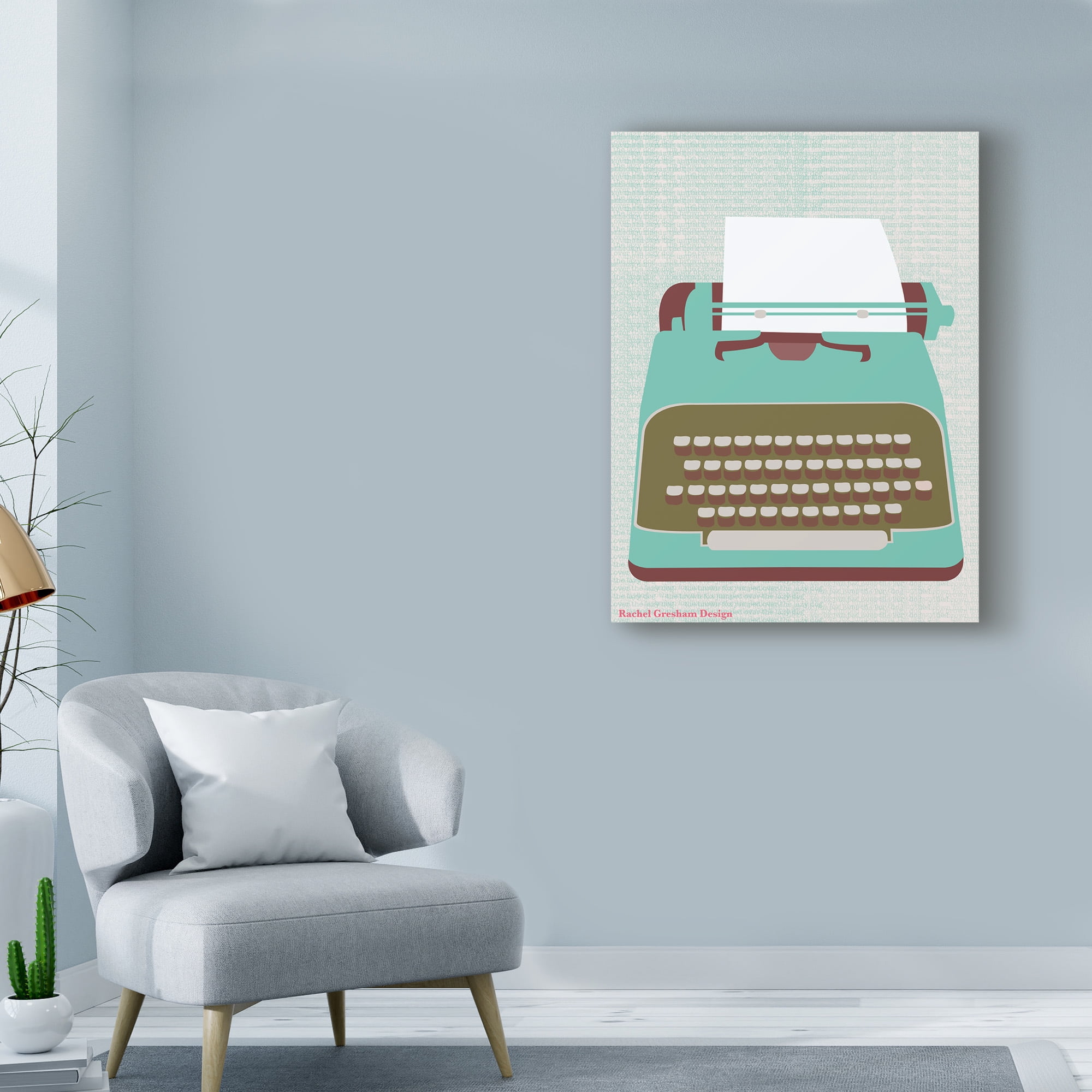 Trademark Fine Art 'Type' Canvas Art by Rachel Gresham