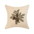 thumbnail image 4 of Donna Sharp Pine Star 2PC Pieced & Embroidered Cotton Decorative Pillow Set, 4 of 6