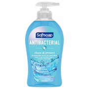 Softsoap Clean and Protect Liquid Antibacterial Hand Soap, Cool Splash Scent, 11.25 OZ Pump