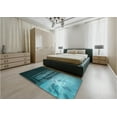 thumbnail image 4 of Ahgly Company Indoor Rectangle Patterned Deep-Sea Blue Area Rugs, 6' x 9', 4 of 6