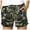 Camouflage, variant on TIHLMK Women's Pant Short Womens Plus Size Drawstring Casual Elastic Waist Pocket Loose Solid Shorts Pants Gift for Women