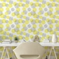 thumbnail image 3 of Ambesonne Lemon Peel & Stick Wallpaper for Home, Fresh Organic Sour Slices, 13"x36", Yellow and Grey, 3 of 6