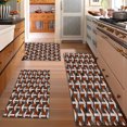 thumbnail image 2 of Floral Kitchen Rugs Sets of 3, Non Slip Kitchen Rugs and Mats Washable Farmhouse Kitchen Rugs Floral Kitchen Floor Mat Carpet Runner Rugs for Hallway Laundry Room, 2 of 12