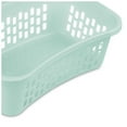 thumbnail image 5 of Sterilite HipHold Laundry Basket, 1.5 Bushel Plastic Clothes Hamper, Mint, 24 Pack, 5 of 6