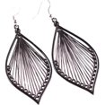 thumbnail image 1 of Silk Thread Drop Dangle Earrings Tassels Dangle Drop Earrings Long Dangle Womens Fashion Jewelry Silk Earrings,Black,Style D, 1 of 1