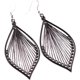 thumbnail image 1 of Pendientes colgantes de hilo de seda con borlas, largos, joyería de moda para mujer, pendientes de seda, negros, estilo D, 1 of 1