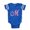 Royal Blue, variant on CafePress - M Pink Initial_Tr - Cute Infant Baby Football Bodysuit
