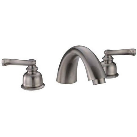 Avalon Roman Tub Filler 8"-16" Euro Handle Satin Nickel Kitchen and Bathroom Use.