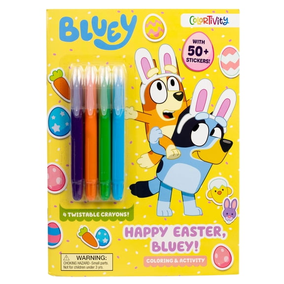 Bluey Colortivity: Happy Easter, Bluey!, 48 pages (Paperback)