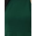 thumbnail image 5 of INSPIRE CHIC Women's Halter Neck Dresses Sleeveless Formal Cocktail Midi Dress XL Dark Green, 5 of 6