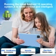 thumbnail image 6 of Android 15 Tablet 10 inch, 2 in1 Tablets with Keyboard Case Mouse Stylus, 12GB RAM 64GB ROM 1TB Expand, Quad-Core Processor Tablet PC, 5G WiFi 6, BT5.0, 6000mAh, 1280 x 800 IPS Screen, Blue, 6 of 7