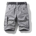 thumbnail image 3 of Pantalones Cortos Cargo 95% Algodón Bolsillos Sueltos Hombre, 3 of 8