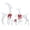 White, variant on Tcbosik 3-Piece Lighted Christmas Deer Family Decoration, Reindeer Set for Indoor & Outdoor, Yard, Patio, Backyard, White