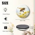 thumbnail image 2 of Glass Refrigerator Magnet 6Pcs Magnetic Fridge Sticker,Decor for Kitchen,Whiteboard,Cabinet,Bee With Wings Spread Flying Over Yellow Flowers, 2 of 5