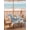 Beige Blue, variant on Outdoor Tablecloth with Umbrella Hole and Zipper, Blue Christmas Rectangle Table Cloth 60x102 Inch Waterproof Tablecloth, Snowman Xmas Tree Balls Snowflake Rustic Picnic Table Cover for Patio Camping
