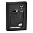 thumbnail image 2 of Visol VSET33-1157 Gator Black Leather & Stainless Steel 6 oz Flask Gift Set, 2 of 2