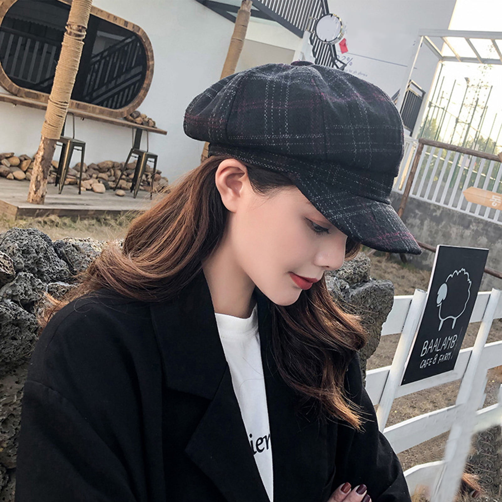 Women Beret Newsboy Hat French Cap Classic Autumn Spring 